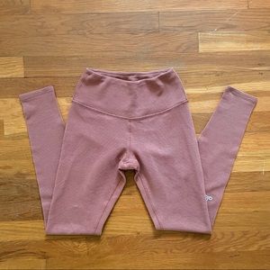 Micro Waffle Legging - Chestnut w/free tote